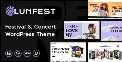 Lunfest - Festival Concert WordPress Theme