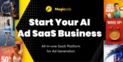 MagicAds - AI Ad Generation All-in-One SaaS Platform | Image, Video Ad Copy Generator [Regular Version]