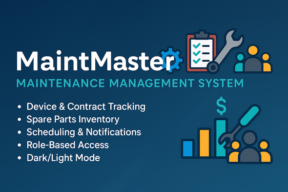 MaintMaster Complete Maintenance Management System MaintMaster Complete Maintenance Management System
