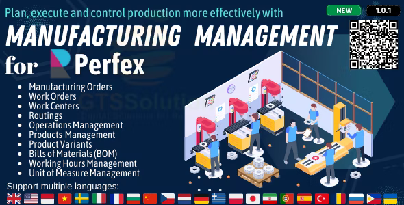 Manufacturing Management for Perfex CRM Manufacturing Management for Perfex CRM