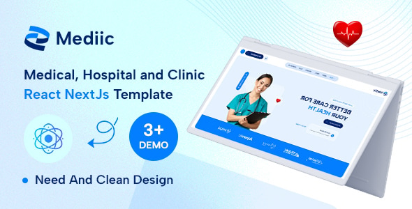 Mediic – Medical, Hospital and Clinic React JS Template Mediic – Medical, Hospital and Clinic React JS Template