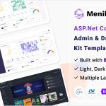 Menilo - ASP.Net Core MVC Admin Dashboard UI Template