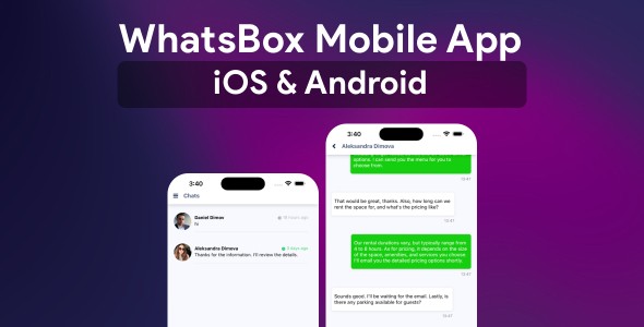 Mobile App - Plugin for WhatsBox Mobile App - Plugin for WhatsBox