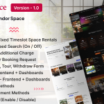 MultiSpace – Multipurpose Space Booking / Rental SaaS Platform (Multivendor)