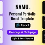 Namu - Personal Portfolio React Template