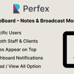 NoteBoard – Notes Broadcast Module for Perfex CRM