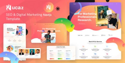 Nucaz - SEO Digital Marketing Nextjs Template