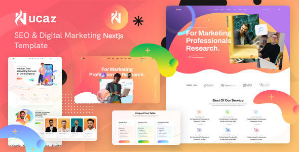 Nucaz - SEO Digital Marketing Nextjs Template Nucaz - SEO Digital Marketing Nextjs Template