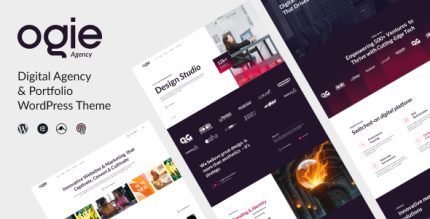ogie - AI Agency Portfolio WordPress Theme