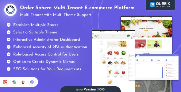 Order Sphere SaaS - eCommerce Store with Multi Tenancy and Multi theme Order Sphere SaaS - eCommerce Store with Multi Tenancy and Multi theme