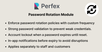 Password Rotation Expiry – Security Module for Perfex CRM