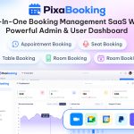 PixaBooking – Booking Management SaaS System Platform with Admin User Dashboard