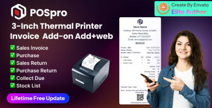 POSPro 3‑Inch Thermal Printer Add‑on for Web App