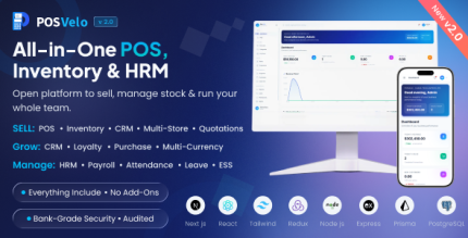 POSVelo - Multi-Tenant SaaS POS with Inventory, HRM, and Payroll