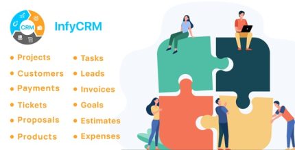 Powerful Laravel CRM for Sales, Tasks, Clients Invoice Management