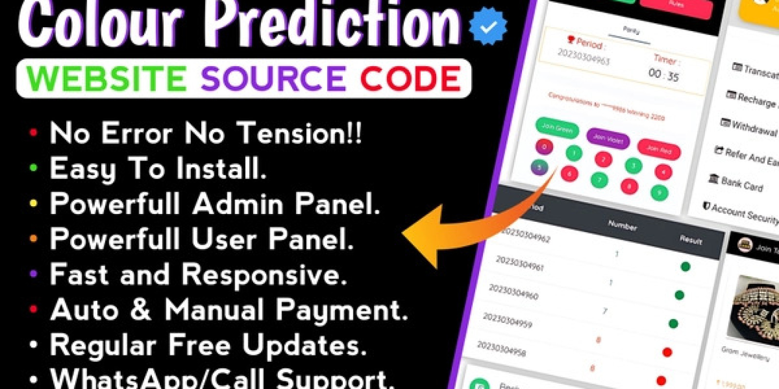 preview-xl Color Prediction Game Source Code - Image 1