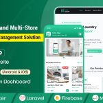 ReadyLaundry App Website with Admin Panel | Multi-Store Laundry Booking System | On-Demand Laundry