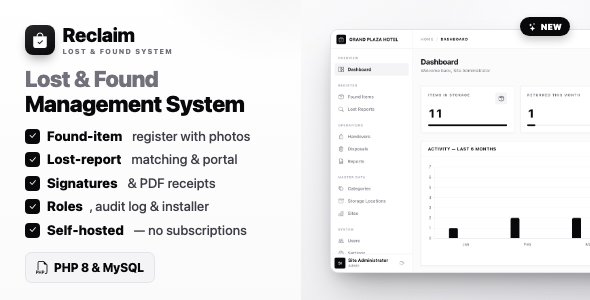 Reclaim — Lost Found Management System Reclaim — Lost Found Management System