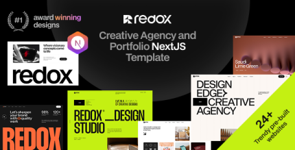 Redox - Creative Agency and Portfolio React Next JS Template