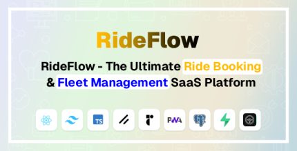 RideFlow - The Ultimate Ride Booking Fleet Management SaaS Platform