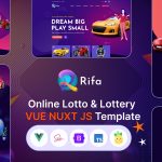 Rifa - Online Lotto Lottery Vue Nuxt JS Template