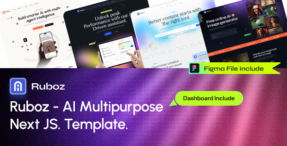 Ruboz - AI Multipurpose Next JS Template Ruboz - AI Multipurpose Next JS Template