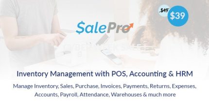 SalePro POS, Inventory Management System, HRM Accounting