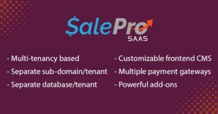 SalePro SAAS - POS, inventory SAAS PHP script