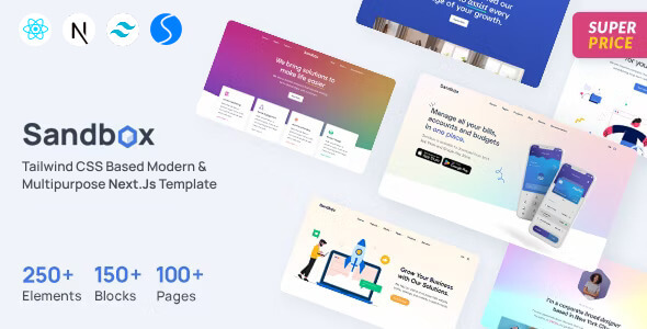 Sandbox - Modern Multipurpose NextJs Template