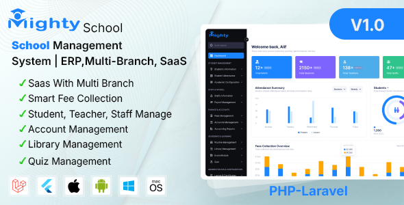 School Management System ERP Multi-Branch SaaS – Mighty School Pro School Management System ERP Multi-Branch SaaS – Mighty School Pro
