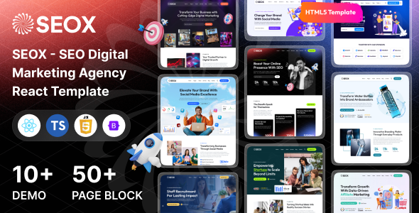 SEOX - SEO Digital Marketing Agency React Template SEOX - SEO Digital Marketing Agency React Template