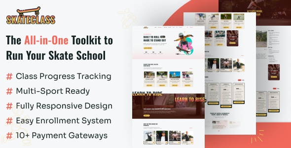 SkateClass - Skating School Class Management System SkateClass - Skating School Class Management System