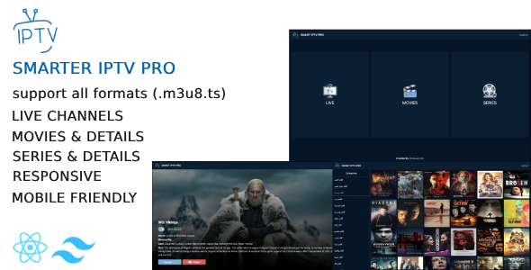 SMART IPTV PRO Responsive Web (Reactjs) SMART IPTV PRO Responsive Web (Reactjs)