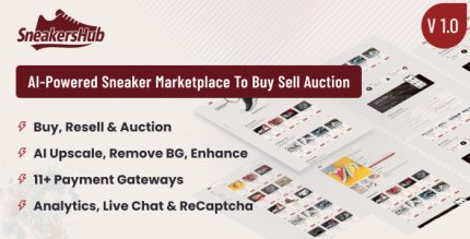 SneakersHub - AI-Powered Sneaker Marketplace to Buy Sell Auction