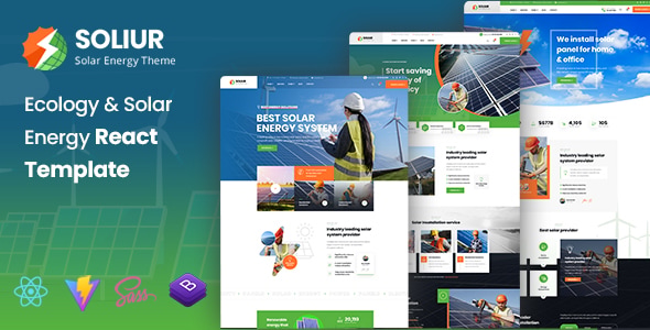 Soliur - Ecology Solar Energy React Template Soliur - Ecology Solar Energy React Template