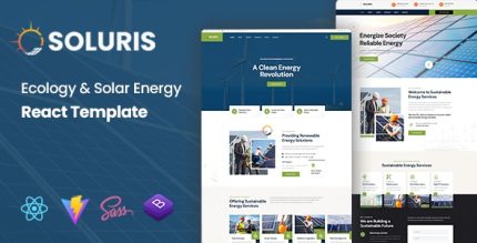 Soluris - Ecology Solar Energy React Template