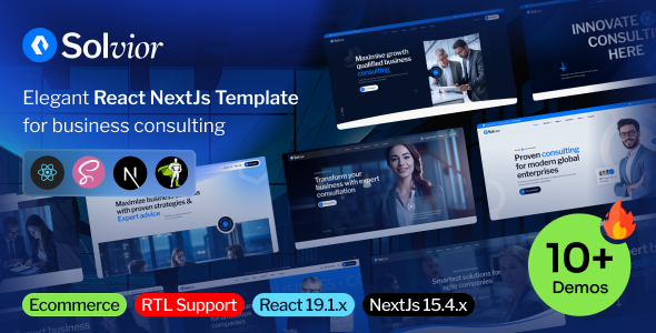 Solvior - Business Consulting React NextJs Template Solvior - Business Consulting React NextJs Template