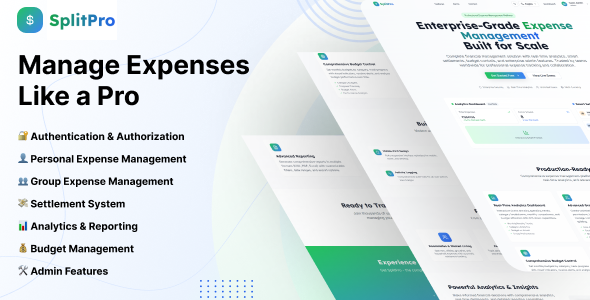 SplitPro - Expense Management System with AI Expense Extractor SplitPro - Expense Management System with AI Expense Extractor
