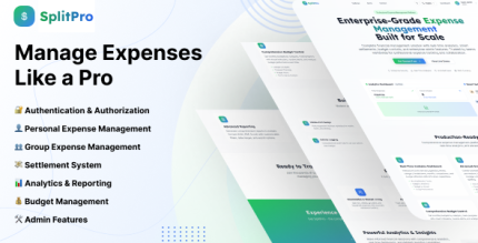 SplitPro: The Complete Expense Management
