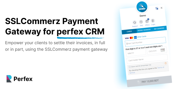 SSLCommerz Payment Gateway for Perfex CRM SSLCommerz Payment Gateway for Perfex CRM