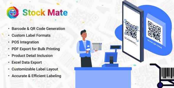 StockMate - Product Label QR Code Generator Suite StockMate - Product Label QR Code Generator Suite