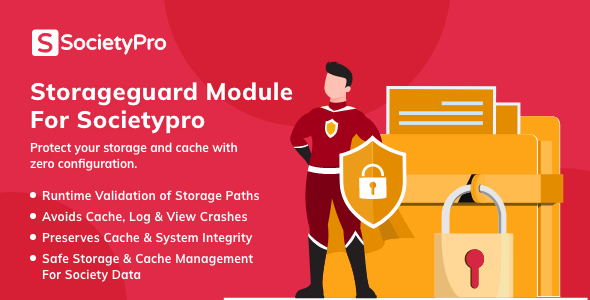 StorageGuard Module for SocietyPro StorageGuard Module for SocietyPro