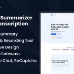 Summarizr - AI-powered Summarizer with Live Transcription