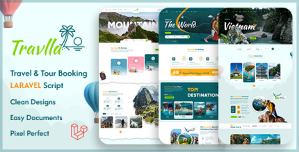 Travlla - Travel Tour Booking Laravel System