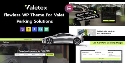 Valetex - Valet Parking Services WordPress Theme