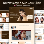 Velinae – Dermatology Skin Care Elementor Template Kit