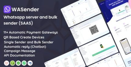 WASender - Whatsapp server and bulk sender (SAAS).