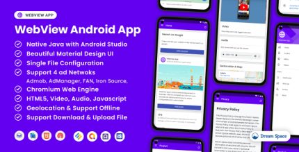 WebViewApp - Premium Android WebView App