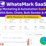 WhatsMarkSaaS - WhatsApp Marketing Automation SaaS Platform with Bots, Chats, Bulk Sender AI [Extended Version]
