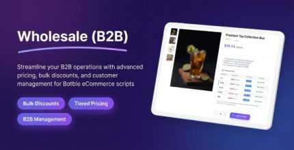 Wholesale - B2B Wholesale Pricing Customer Groups for Botble E-commerce